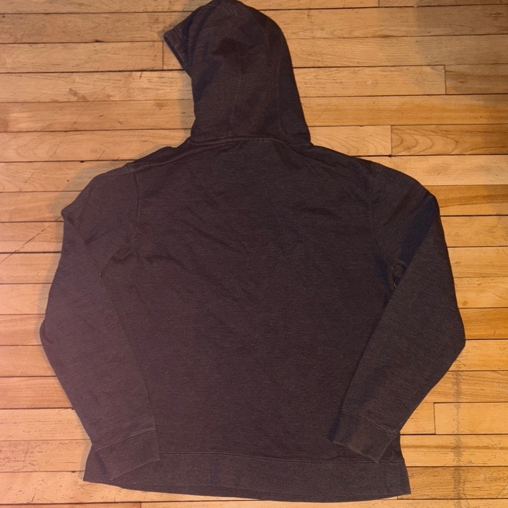 Marmot Men's Charcoal Hoodie with Logo drawstring with front pocket size large - Picture 5 of 5
